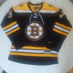 Reebok Boston Bruins Hokey Official Jersey